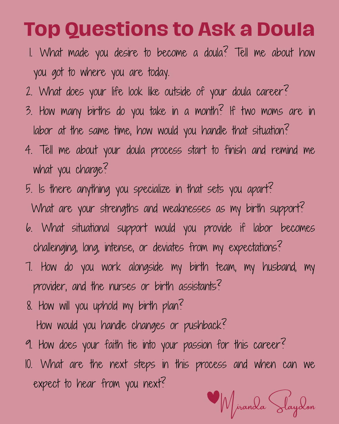How to Interview a Doula: The Essential Questions No One Tells You to Ask